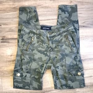 Ashley Mason Skinny Green Camo Pants